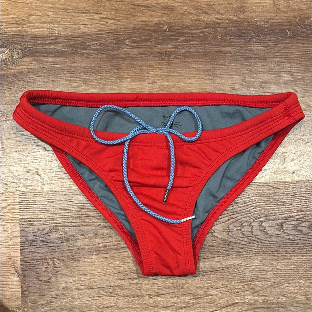 Red Jolyn Bali Bikini Bottoms